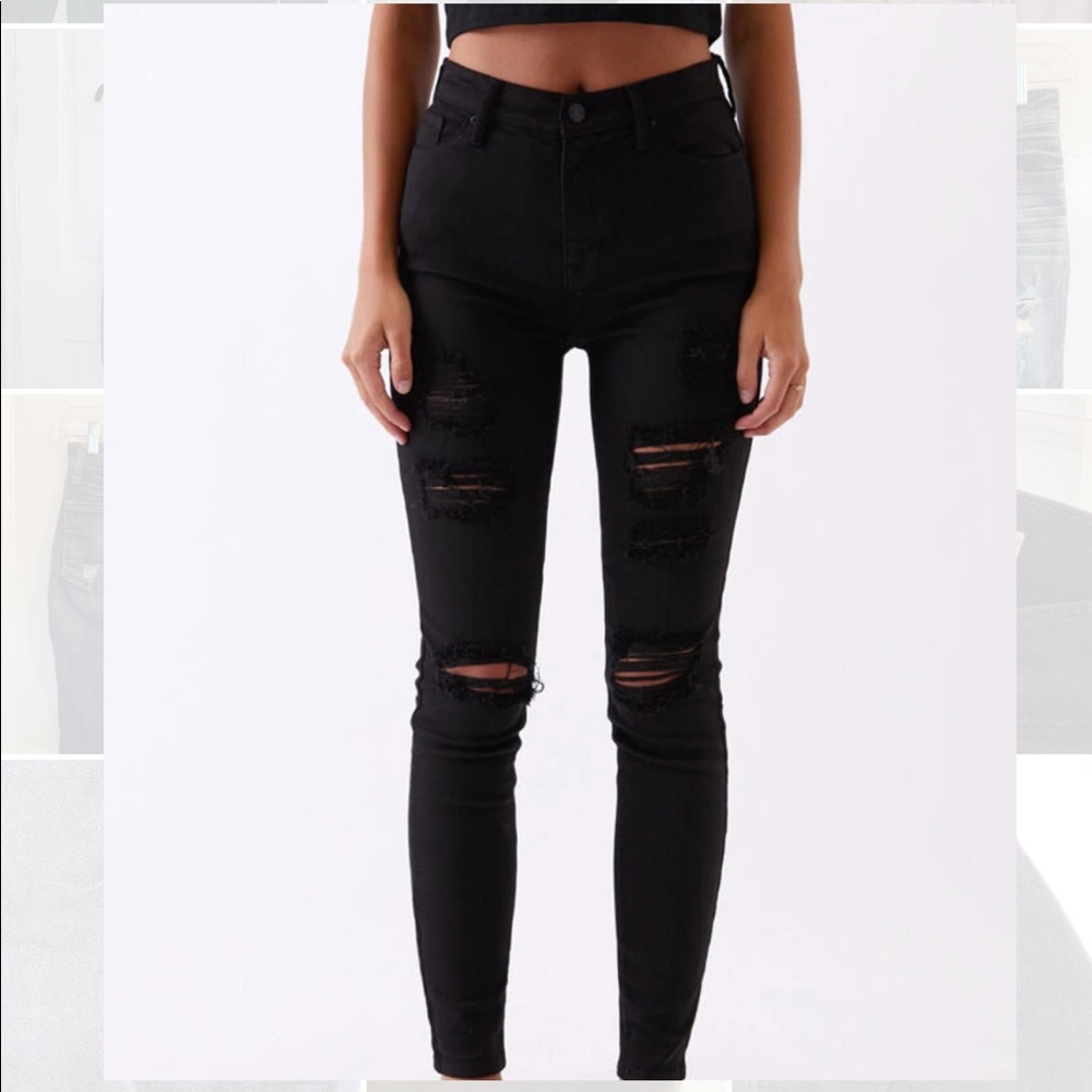 PACSUN ripped jeggings